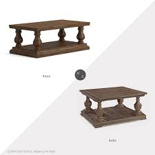 Reclaimed wood coffee table with steel legs. Daily Find Pottery Barn Lorraine Coffee Table Copycatchic
