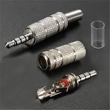 This tutorial will show you how to connect a 3.5 mm audio jack from an old pair of headphones to the audio input of your diy audio projects. 3 5mm 4 Pole Male Repair Headphones Audio Jack Plug Connector Adapter Soldering Sale Banggood Com