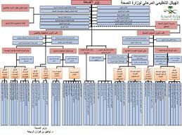 الهيكل التنظيمي لوزارة الصحة
