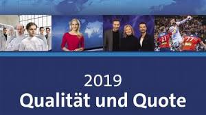 2019 (mmxix) was a common year starting on tuesday of the gregorian calendar, the 2019th year of the common era (ce) and anno domini (ad) designations, the 19th year of the 3rd millennium. Marktfuhrer In Der Primetime Ard Das Erste