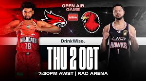 Wildcats and Hawks Set for Open Air NBL Showdown