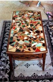 Antique Coffee Table Mosaiced By Juliana Mosaic Table Mosaic Table Top Mosaic Coffee Table