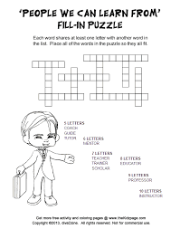 If you're looking for free jigsaw puzzles to play, look no further than these five websites. People We Can Learn From Fill In Puzzle Free Printable Learning Activities For Kids Printable Colouring Sheets