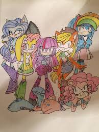 With sonic and his best friend, tails, they will be friends with the my little pony characters to stop eggman and his little sheme. My Little Pony Sonic Style By Kittenthepiratekat On Deviantart