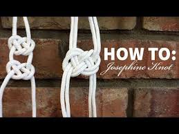 Beads require the use of string to suspend them, which indicates to this writer that knotting used in decoration has existed for at least that length of time. List Of Rope Knot Tutorials