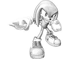 Pencil Sketch Knuckles Coloring Pages Download Print Online Coloring Pages For Free Color Nimbus In 2020 Online Coloring Pages Online Coloring Coloring Pages