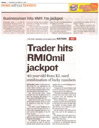 Latest news, world , asia, asean,india, phillipines, malaysia , indonesia, thailand, vietnam, taiwan, hong kong, china and singapore news headlines. Malaysia Lottery Result Prediction Magnum 4d Forecast Result Magnum 4d Jackpot Winning News The Star The Sun