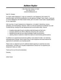 Best Salesperson Cover Letter Examples Livecareer
