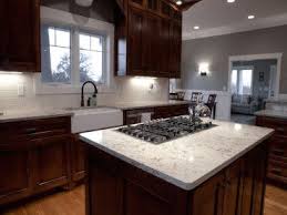 Cambria Bellingham Quartz Dark Cabinets Backsplash Ideas Kitchen Island With Stove Wooden Kitchen Cabinets Island With Stove