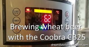 So The Other Day We Had Our Second Session With The Coobra Craft Brewer 25 This Time We Tried Out The Full Volume 25 Liters Of Wheat Wheat Beer Brewing Beer