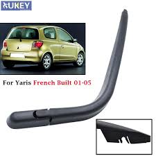 I prefer to know my car has been entirely built by the japanese, there are exceptions and friday afternoon cars which occasionally have troubles but its more piece of mind to me. Xukey Rear Wiper Arm For Toyota Yaris French Built 2001 2002 2003 2004 2005 Windscreen Wiper Auto Accessories Windshield Window Windscreen Wipers Aliexpress