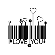 Code Barres I Love You Coeurs Frases Para Vinilos Calcomanias De Vinilo Frases Para Frascos