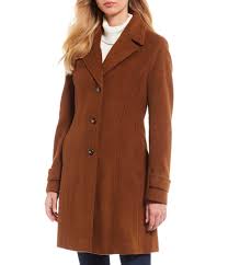 Womens thicken wrap overcoat full lengh wool winter parka coat lapel jackets sz. Calvin Klein Wool Blend Reefer Coat Dillards Coats For Women Coat Outerwear Women