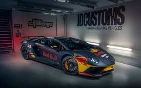 Download Wallpapers Lamborghini Aventador Red Bull 2017 Superveloce Supercar Aventador Tuning Garage I Lamborghini Aventador Super Cars Sports Cars Lamborghini