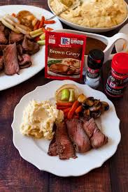 London broil is a flank steak (or sometimes a top round steak) served thinly sliced across the grain. Easy London Broil How To Reverse Broil Top Round Roast On Ty S Plate