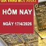 Giá vàng hôm nay 17/4: Biến động trái chiều