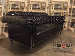 Wow The Emerson Has Tons Of Timeless Style Pristinely Tufted Chesterfield Sofa With A High Back For Ultimat Tufted Chesterfield Sofa Black Leather Sofas Sofa