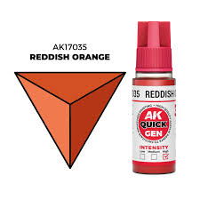 AK-Interactive: Quick Gen Acrylic Contrast - Reddish Orange 18 ml