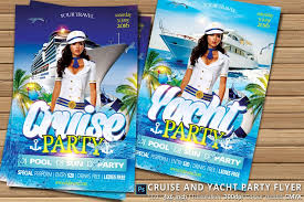 Free to personalize.send your best wishes when you create your own personalized greeting cards with one of our free greeting card design templates. Cruise Flyer Photoshop Templates Summer Yacht Party Graphicmule