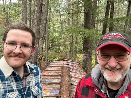 A lovely group of Opeongo High School grads, all at different years. Left  to right: Kim (Andrews) and Rick Schruder, Brad Bennett and Candace  (Bernard), Kevin Andrews and Kerry (Belaire) she is