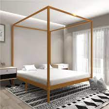 Maybe you would like to learn more about one of these? Canopy Bed Frame Honey Brown Solid Pine Wood 6ft Super King