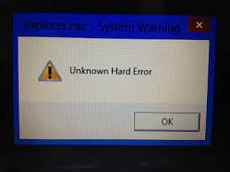 Windows 8 Explorer Exe System Warning Unknown Hard Error On Microsoft Community