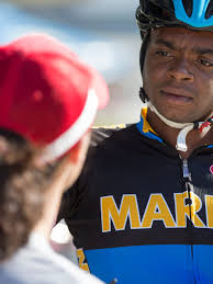 Triple amputee cyclist at Marian University: 'Not giving up'