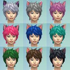 Mod the sims cat ears and tail. Mod The Sims More Realistic Cat Ears Hair By Emilitarabbit Sims 4 Downloads