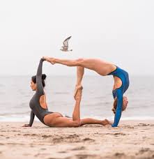 Partner Yoga Challenge Couples Yoga Yoga Challenge Poses Yoga Poses Advanced