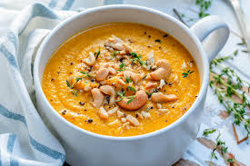 Easy Creamy Pumpkin Soup Recipe Blondelish Com Recipe Creamy Pumpkin Soup Pumpkin Soup Recipe Creamy Pumpkin Soup Recipe
