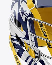 Download Lacrosse Helmet Mockup In Apparel Mockups On Yellow Images Object Mockups