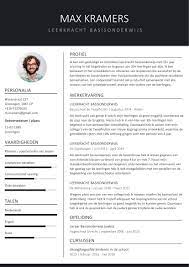 Voorbeeld Cv Basis Onderwijs Gratis Download Tips Uitleg Curvi Io
