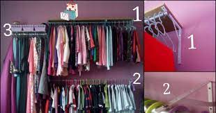 Almari pakaian baju murah diy yang murah. Diy Open Wardrobe Modal Tak Sampai Rm 100 Pun Banyak Barang Boleh Letak Impiana