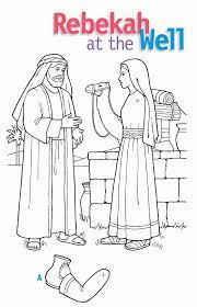 Abraham finds a wife for isaac from genesis 23 and 24. Isaac And Rebekah Coloring Pages Best Coloring Pages For Kids