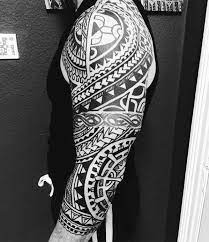 These tattoo types are named polynesian because they basically appeared in polynesia with the maori tribe. Tatto Wallpapers Polynesian Sleeve Tattoo Designs