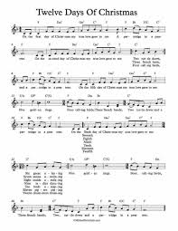 Free Sheet Music For Twelve Days Of Christmas In 7 Different Keys Christmas Music Enjoy Christmas Sheet Music Christmas Carols Lyrics Christmas Songs Lyrics