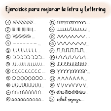 24 Ejercicios Para Mejorar Tu Letra Y Lettering Parte 1 Informatica Coaching