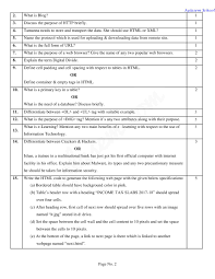 Cbse Sample Papers 2021 For Class 10 Foundation Of Information Technology Aglasem Schools