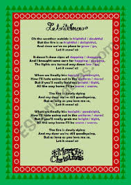 Dean martin i ll be home for christmas. Let It Snow By Dean Martin Esl Worksheet By Kamlota