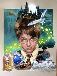Harry and who we can only assume must be sirius cling to each other for safety, while harry's patronus looks on. I Spent Ages Drawing And Painting This Harry Potter Fan Art I Would Love To Know What You Think Harrypotter