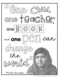 Malala yousafzai was born in 1997 to a pashtun family in mingora, khyber pakhtunkhwa, pakistan. Malala Yousafzai Freebie By Art With Jenny K Teachers Pay Teachers