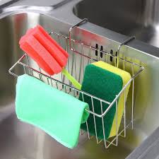 Made to complement the unique shape of your blanco sink, this basin rack is made to measure, so it's always the perfect fit. Buy Sink Caddy Sponge Holder Kitchen Sink Organizer Stainless Steel Sponge Caddy Holder Dishwashing Liquid Drainer Sponge And Soap Holder For Kitchen Sink Online In Taiwan B06xk8s6sh