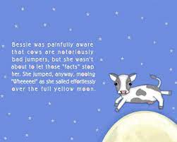 The Cow Jumped Over The Moon Nursery Rhyme Inspired Art Via Etsy Cute Quotes