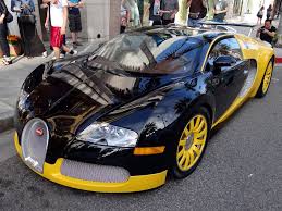 Custom Yellow Black Bugatti Veyron Spotted In Beverly Hills Zero To 60 Times Yellow Car Bugatti Veyron Car Accessories