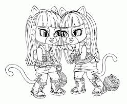 Far from being barbie dolls , monster high girls are totally crazy in a fantasy world populated by vampires.find the best monster high coloring pages for kids & for adults, print and color 30 monster high. Monster High Coloring Coloring Home