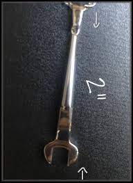 Spud Wrench Pendant Etsy Pendant Wrench 316l Stainless Steel