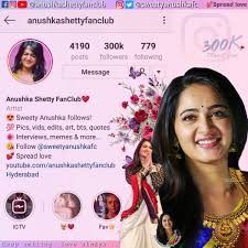 Latest indian and hollywood movie updates, modelling.anushka shetty my soul on instagram: Anushka Shetty Instagram Followers