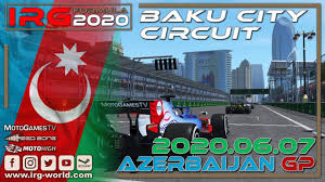 Lap record here, the track was planned to have a narrow 7.6 m (25 ft) uphill traversal and then circle the old city before opening up onto a 2.2 km (1.4 mi) stretch along neftchilar. Irg Formula 2020 Round 6 Baku Race Rfactor 2 Livestream Youtube