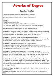 Extremely, amazingly, surprisingly, fantastically, exceptionally, inordinately, incredibly, disproportionately, astonishingly, unbelievably etc are some. Adverbs Of Degree Worksheets Display Posters Flashcards Vocabulary Teaching Resources