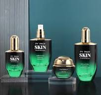 20-120ml Luxury Flat Skincare Glass Bottle Set